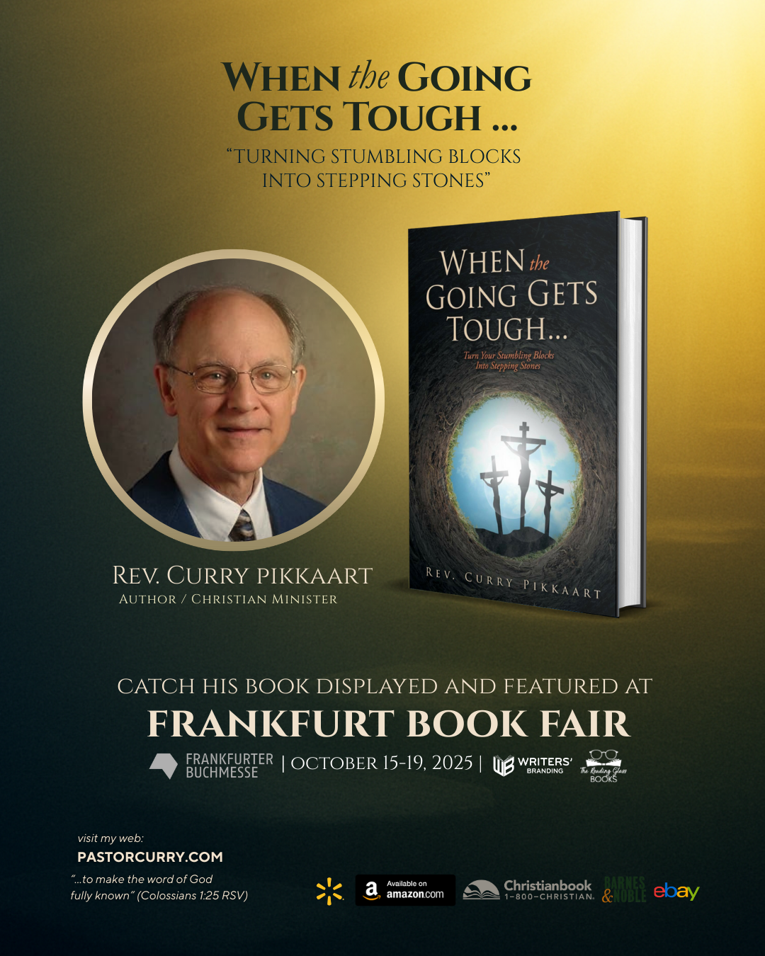 Frankfurt Book Fair feature graphic for Rev. Curry Pikkaart